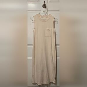 Everlane Cream Midi Dress